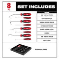 Milwaukee 48-22-9218 8pc Hook & Pick Set - Ace Tool Group - Milwaukee