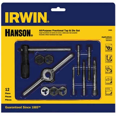 Irwin 24605 Tap And Die Set Fractional 12-Piece - Ace Tool Group - Irwin