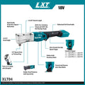 Makita XLT04Z 18V LXT Lithium-Ion Brushless Cordless High Torque 1/2" Sq. Drive Angle Impact Wrench w/ Friction Ring, Tool Only