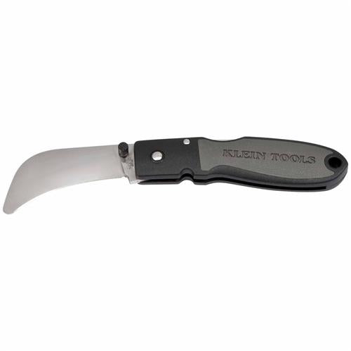 Klein Tools 44005R Lightweight Lockback Knife 2-5/8'' (67 mm) Sheepfoot Blade - Rounded Tip - Ace Tool Group - Klein