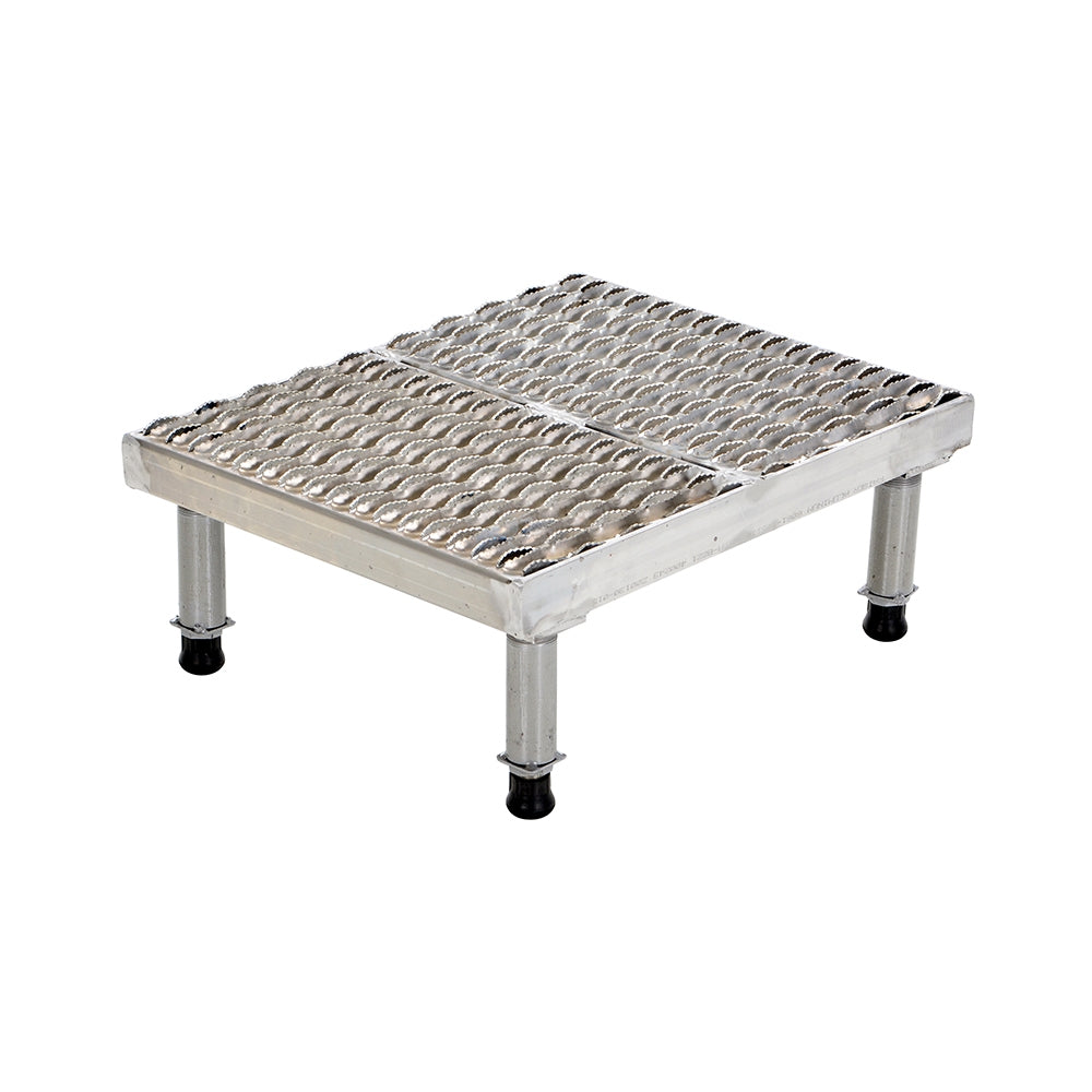 Vestil Adj Alum Stand 9-1/2-15-1/2 H 19 X 24 - Ace Tool Group - Vestil