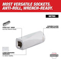 Milwaukee 45-34-9053 1/4 in. Drive 15mm Metric 6-Point Deep Socket - Ace Tool Group - Milwaukee