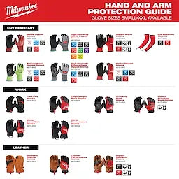 Milwaukee 48-73-8130 Impact Cut 3 Nitrile Dip Glove - Ace Tool Group - Milwaukee