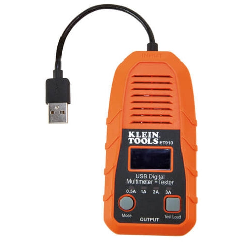 Klein ET910 USB Digital Meter and Tester, USB-A - Ace Tool Group - Klein