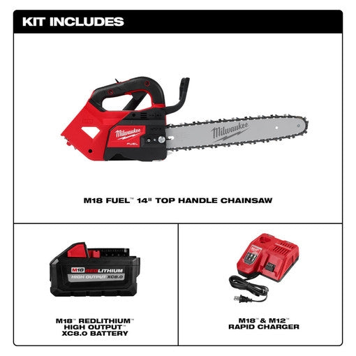 Milwaukee 2826-21T M18 FUEL 14"  Chainsaw Kit - Ace Tool Group - Milwaukee