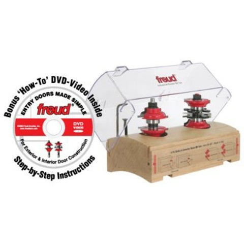 Freud Tools 1-7/8" (Dia.) Entry & Interior Door Router Bit System - Ace Tool Group - Freud