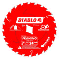 Diablo Tools 7-1/4" X 24-Teeth Framing Saw Blade For Wood - Ace Tool Group - Diablo