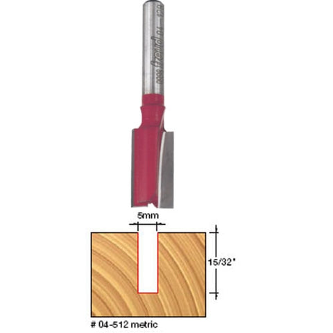 Freud Tools 5 (Dia.) Double Flute Straight Bit - Ace Tool Group - Freud