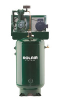 Rolair V5180K28 5 HP (230V 1-Ph) 15.3 CFM@175PSI Vertical 80 Gall Compressor - Ace Tool Group - Rolair