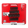 Milwaukee 49-66-7016 29PCSHOCKWAVE Impact Duty 1/2" Drive SAE & Metric Deep 6 Point Socket Set - Ace Tool Group - Milwaukee