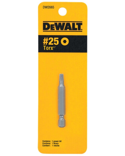 Dewalt Dw2665 - T25 Torx Power Bit 1 Per Card - Ace Tool Group - DeWalt
