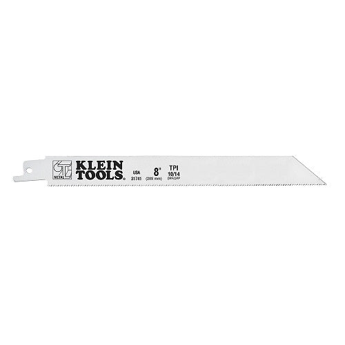 Klein 31741 8'' Reciprocating Saw Blades, 10/14 TPI, 5 Pk - Ace Tool Group - Klein