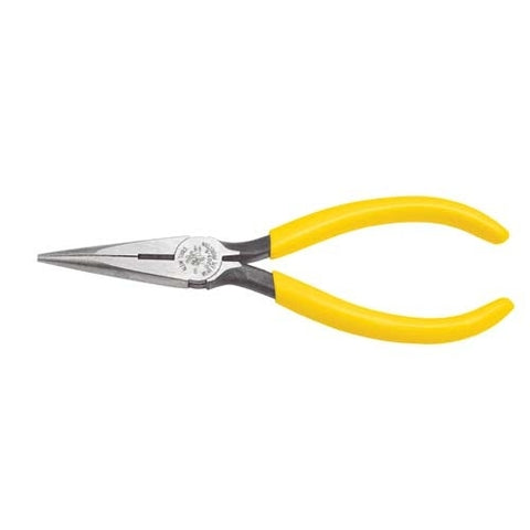 Klein Tools D203-7C 7'' (178 mm) Standard Long-Nose Pliers - Side-Cutting with Spring - Ace Tool Group - Klein