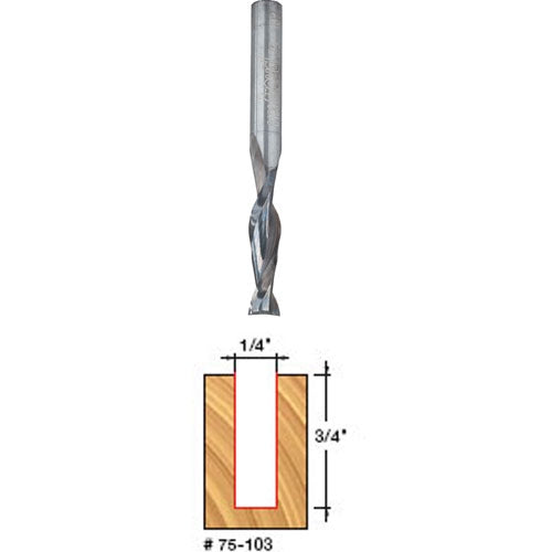 Freud Tools 1/4" (Dia.) Up Spiral Bit - Ace Tool Group - Freud