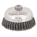 Dewalt Dw4917 6" Knotted Cup Brush/Carbon Steel 5/8"-11 Arbor .023" - Ace Tool Group - DeWalt