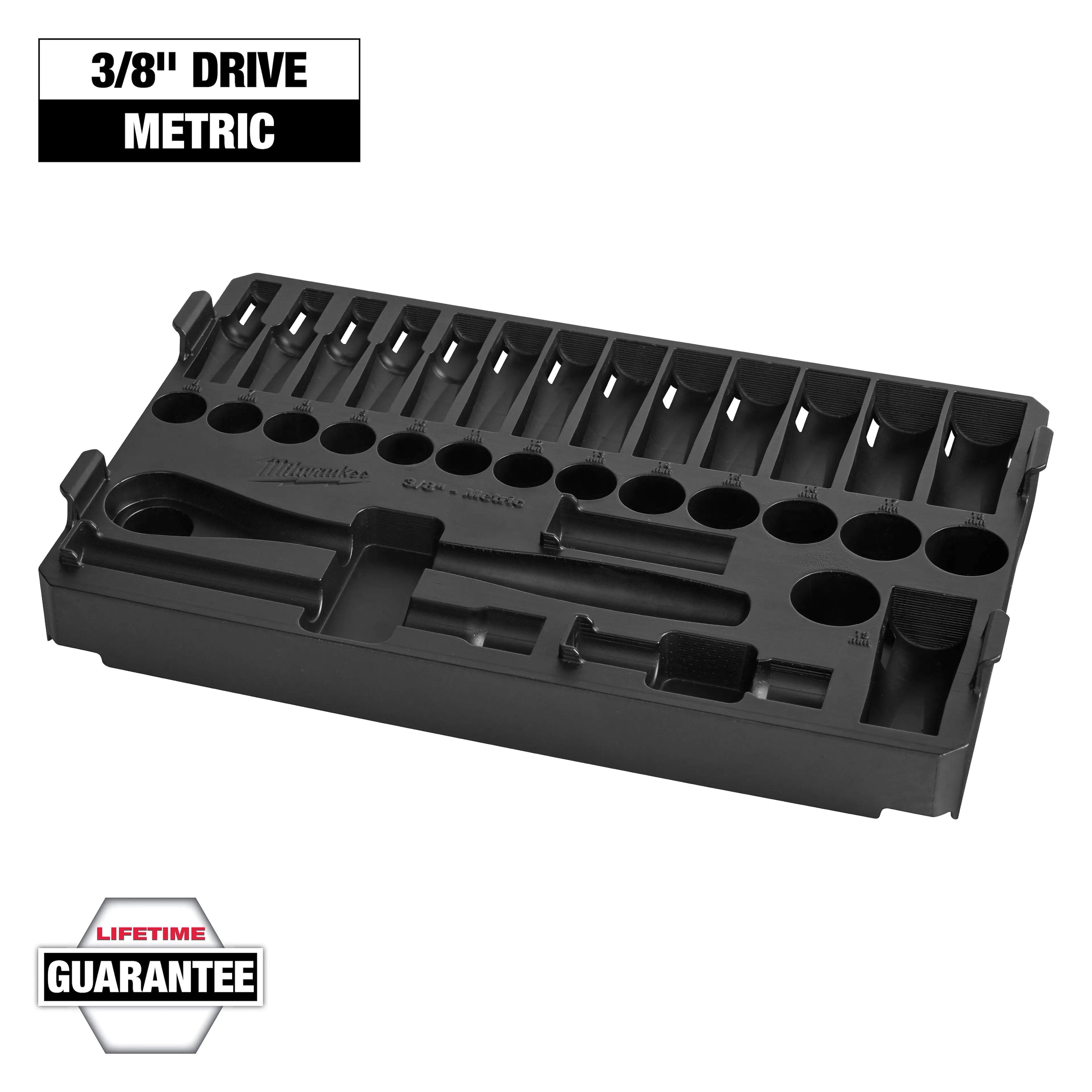 Milwaukee 48-22-9482T 32pc 3/8 in. Socket Tray - M - Ace Tool Group - Milwaukee