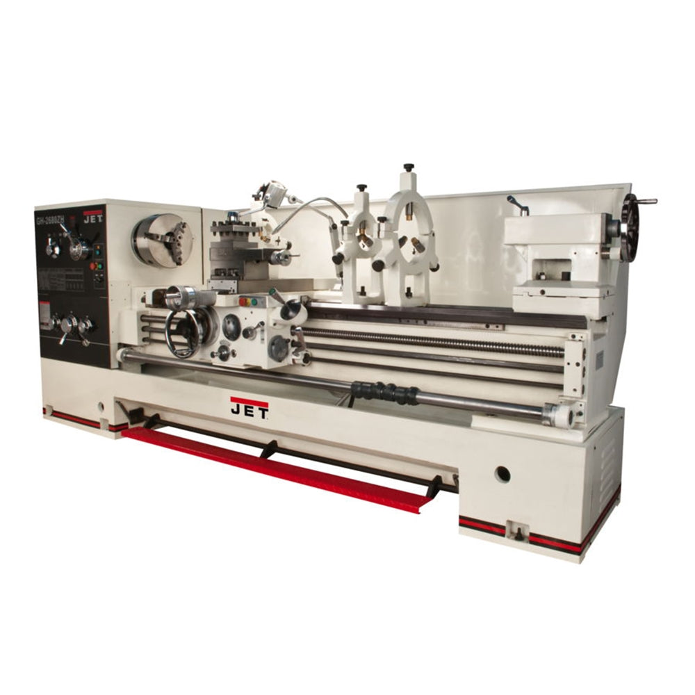 JET 321860 GH-2680ZH, 4-1/8 in. Spindle Bore Geared Head Lathe - Ace Tool Group - JET
