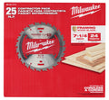 Milwaukee 48-40-1711 7-1/4" 24T Construction Framing Contractor Pack (25PK) - Ace Tool Group - Milwaukee