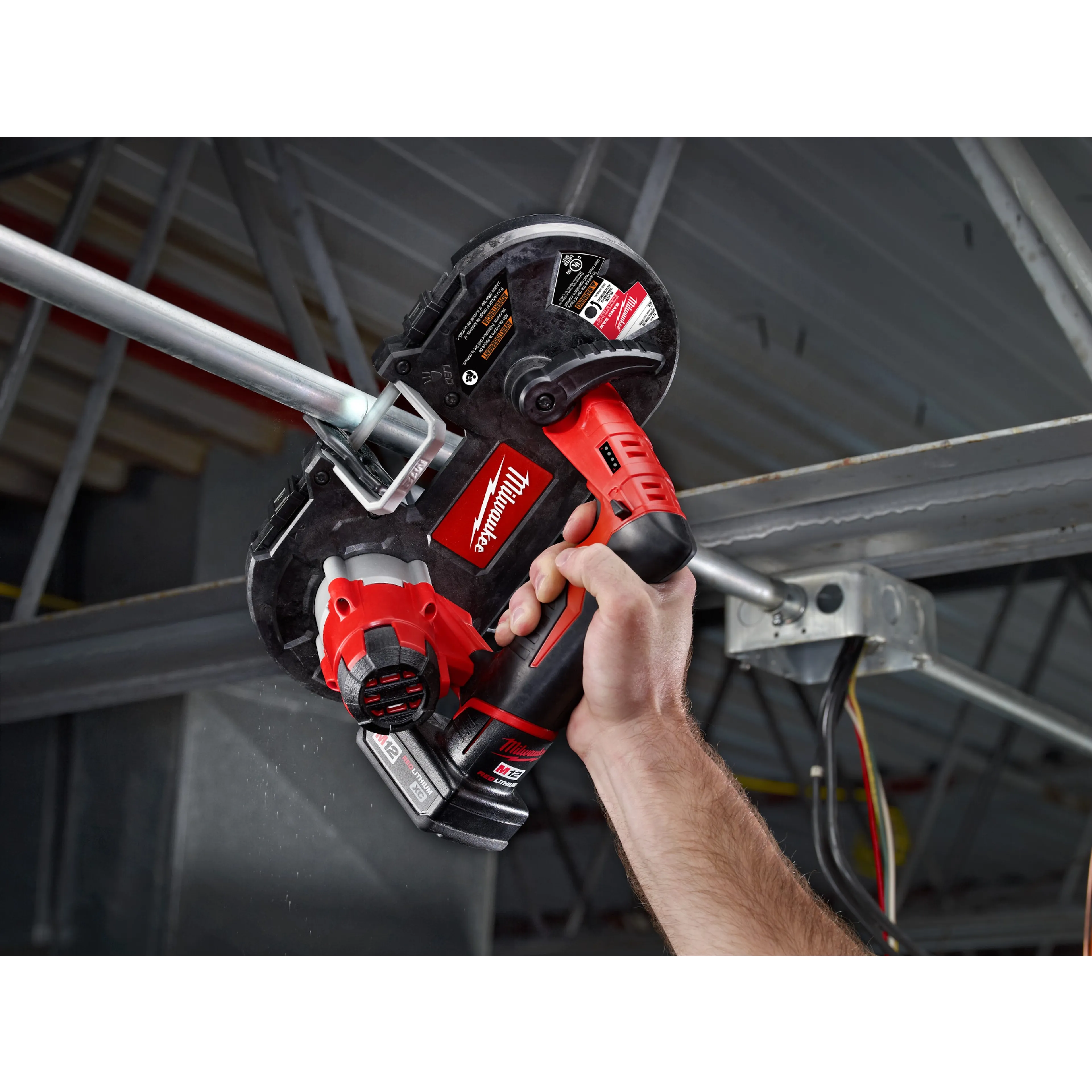 Milwaukee 2429-20 M12 Cordless Sub-Compact Band Saw - Ace Tool Group - Milwaukee