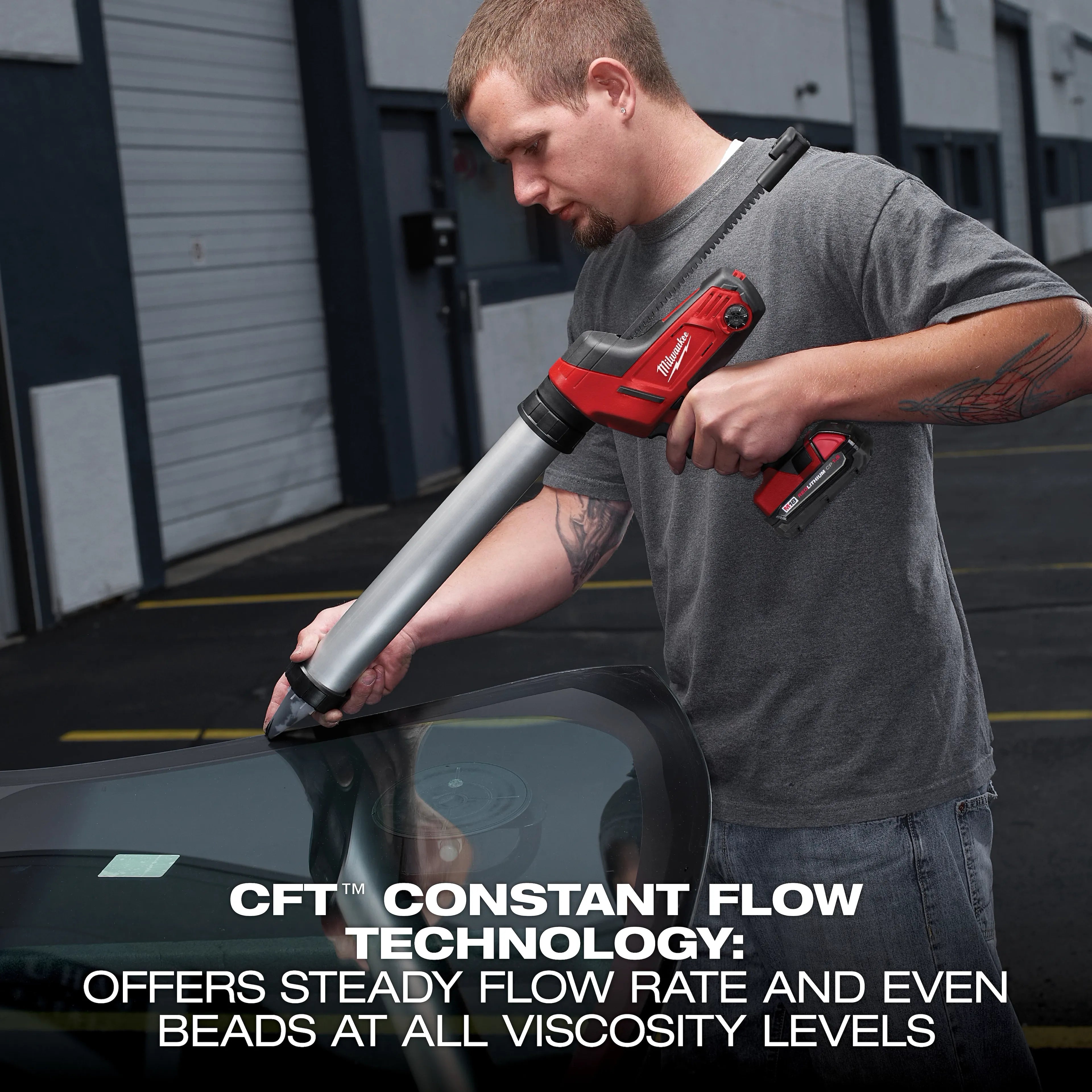 Milwaukee 2642-21CT M18 SAUSAGE CAULK GUN COMPACT KIT - Ace Tool Group - Milwaukee