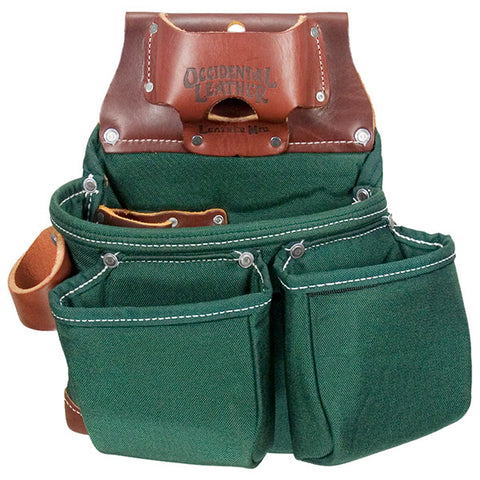 Occidental 8018DBLH OxyLights 3 Pouch Tool Bag Left - Ace Tool Group - Occidental Leather