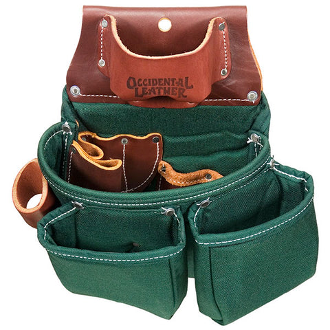 Occidental 8018DBLH OxyLights 3 Pouch Tool Bag Left - Ace Tool Group - Occidental Leather