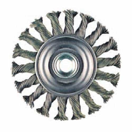 Metabo 655137000 4" X 3/16" X 5/8"-11 KNOT WIRE BRUSH - Ace Tool Group - Metabo
