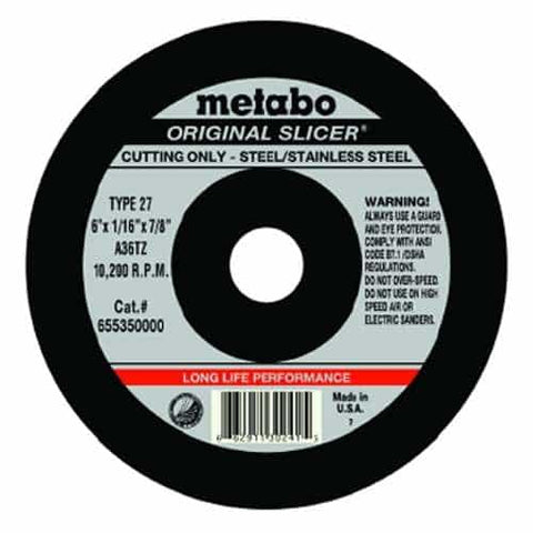 Metabo 655344000 6"X.045"X7/8" - A60XL - Ace Tool Group - Metabo