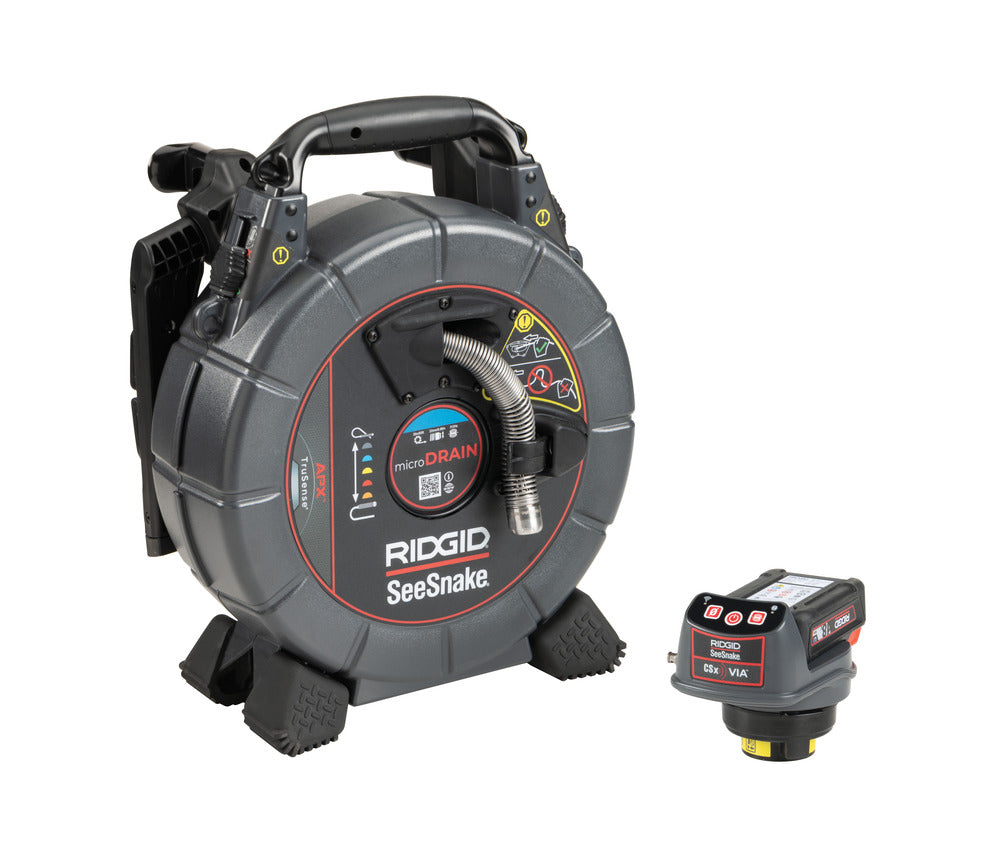 RIDGID 80653 microDRAIN APX & CSx Via System With 1 Battery and 1 Charger - Ace Tool Group - Ridgid