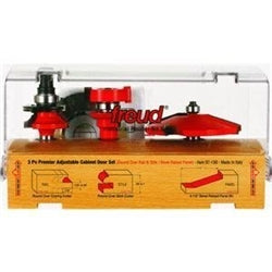 Freud Tools 3 Piece Premier Adjustable Cabinet Bit Set - Ace Tool Group - Freud
