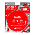 Diablo Tools 7-1/4 In. X 48 Tooth Steel Demon Cermet Ii Saw Blade For Metals And Stainless Steel - Ace Tool Group - Diablo
