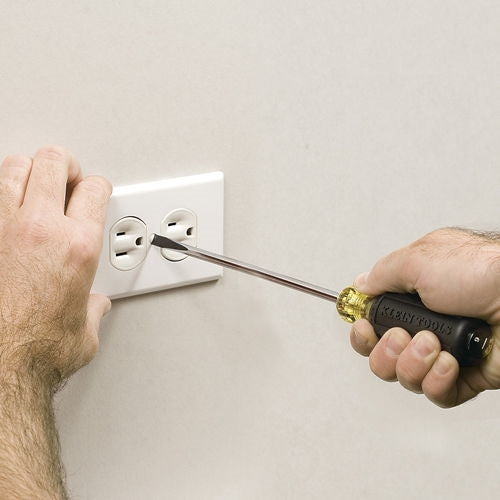 Klein 601-6 3/16 in. Cabinet Tip Screwdriver 6 in. - Ace Tool Group - Klein