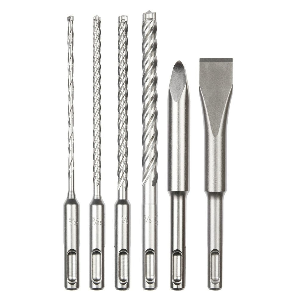 Milwaukee 48-20-7662 6pc. SDS Plus MX4 4-Cutter & Chisel Kit - Ace Tool Group - Milwaukee