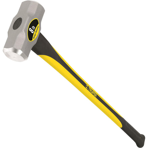 Truper 30929 8-Pound 36-Inch Sledge Hammer, Fiberglass Handle with Rubber Grip - Ace Tool Group - Truper