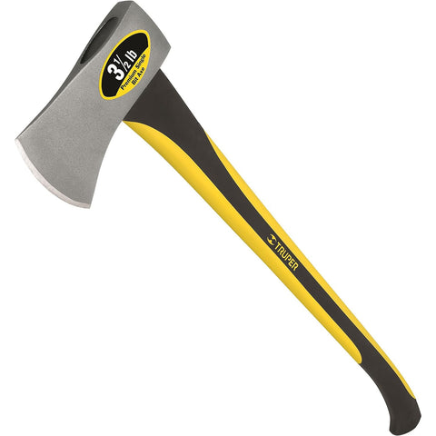 Truper 30528 3-1/2-Pound Single Bit Michigan Axe, Fiberglass Handle, 33-Inch - Ace Tool Group - Truper