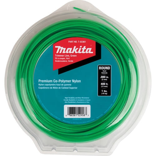 Makita T-03361 Round Trimmer Line, 0.080 in. 400 ft. - Ace Tool Group - Makita