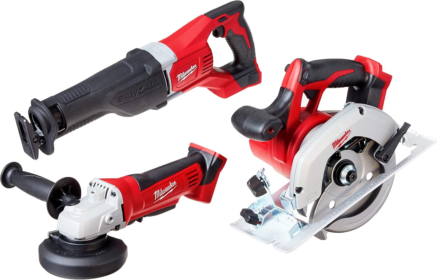 Milwaukee 2696-26 M18 COMBO HD/1/4 HEX IMP DR/CIRC/SWZL/GRINDR/LGT KIT - Ace Tool Group - Milwaukee