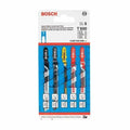 Bosch T500 Bosch Shank Jigsaw Blade Assortment (5 Pcs) - Ace Tool Group - Bosch
