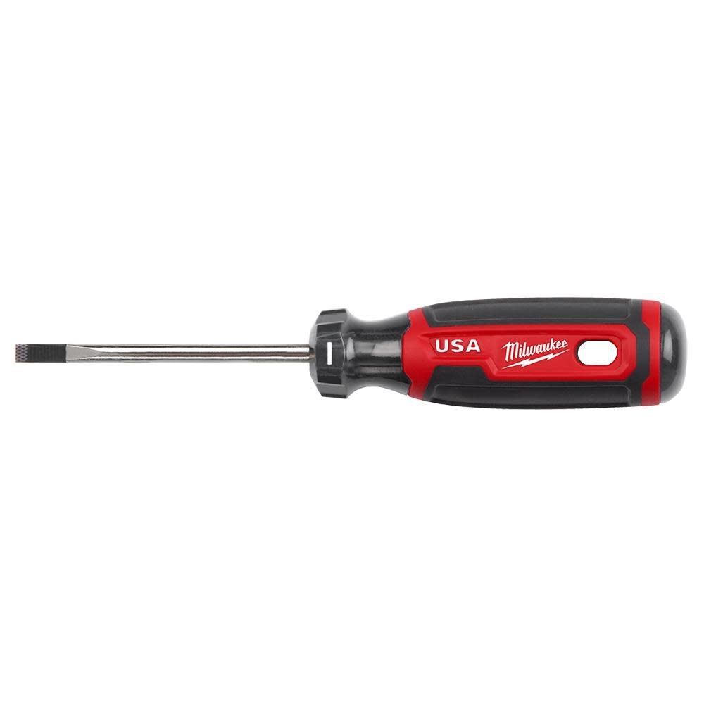 Milwaukee MT211 3/16" Cabinet 3" Cushion Grip Screwdriver (USA) - Ace Tool Group - Milwaukee