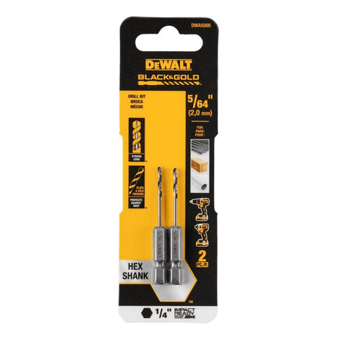 Dewalt Dwa5005 5/64 In. B&G Impact Metal Drill Bit - Ace Tool Group - DeWalt