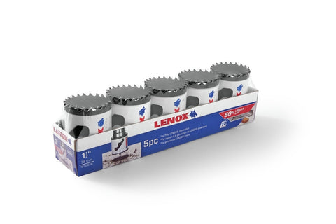 Lenox Bi-Metal Speed Slot Hole Saw With T3 Technology 1-1/2" 5 Pack - Ace Tool Group - Lenox