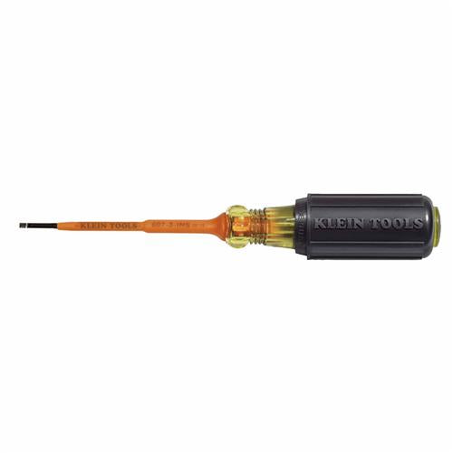 Klein 607-3-INS Insulated 3/32 In Slotted Screwdriver - Ace Tool Group - Klein