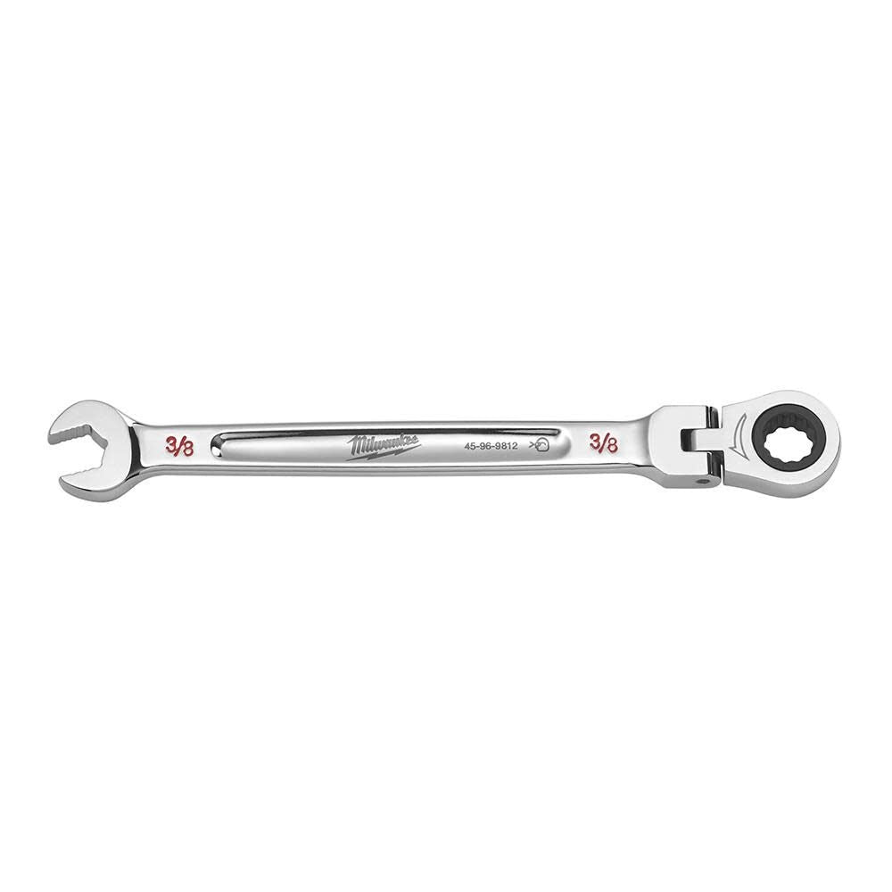 Milwaukee 45-96-9812 3/8in. Flex Head Combination Wrench - Ace Tool Group - Milwaukee