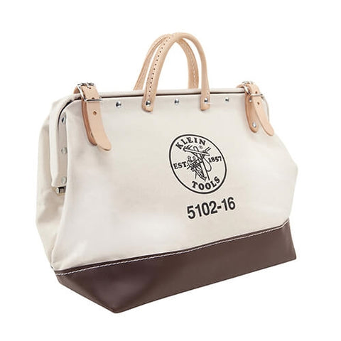 Klein 5102-16 16 in. Canvas Tool Bag - Ace Tool Group - Klein