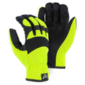 Majestic 2136HY Armor Skin Mechanics Gloves Hi-Viz - Ace Tool Group - Majestic