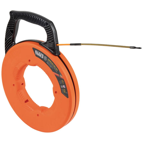 Klein 56351 100 ft. Fiberglass Fish Tape w/ Leader - Ace Tool Group - Klein