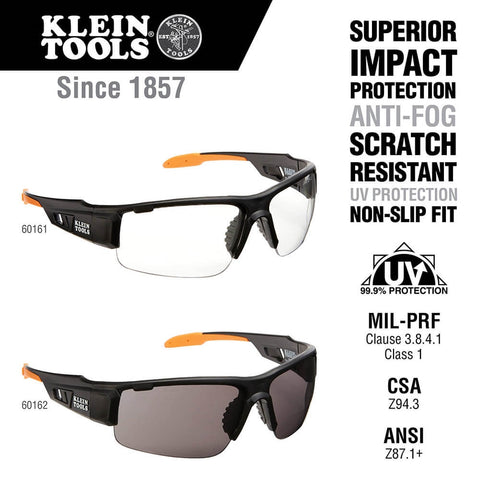 Klein 60162 Professional Safety Glasses Gray Lens - Ace Tool Group - Klein