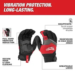 Anti-Vibration Work Glove - Ace Tool Group - Milwaukee