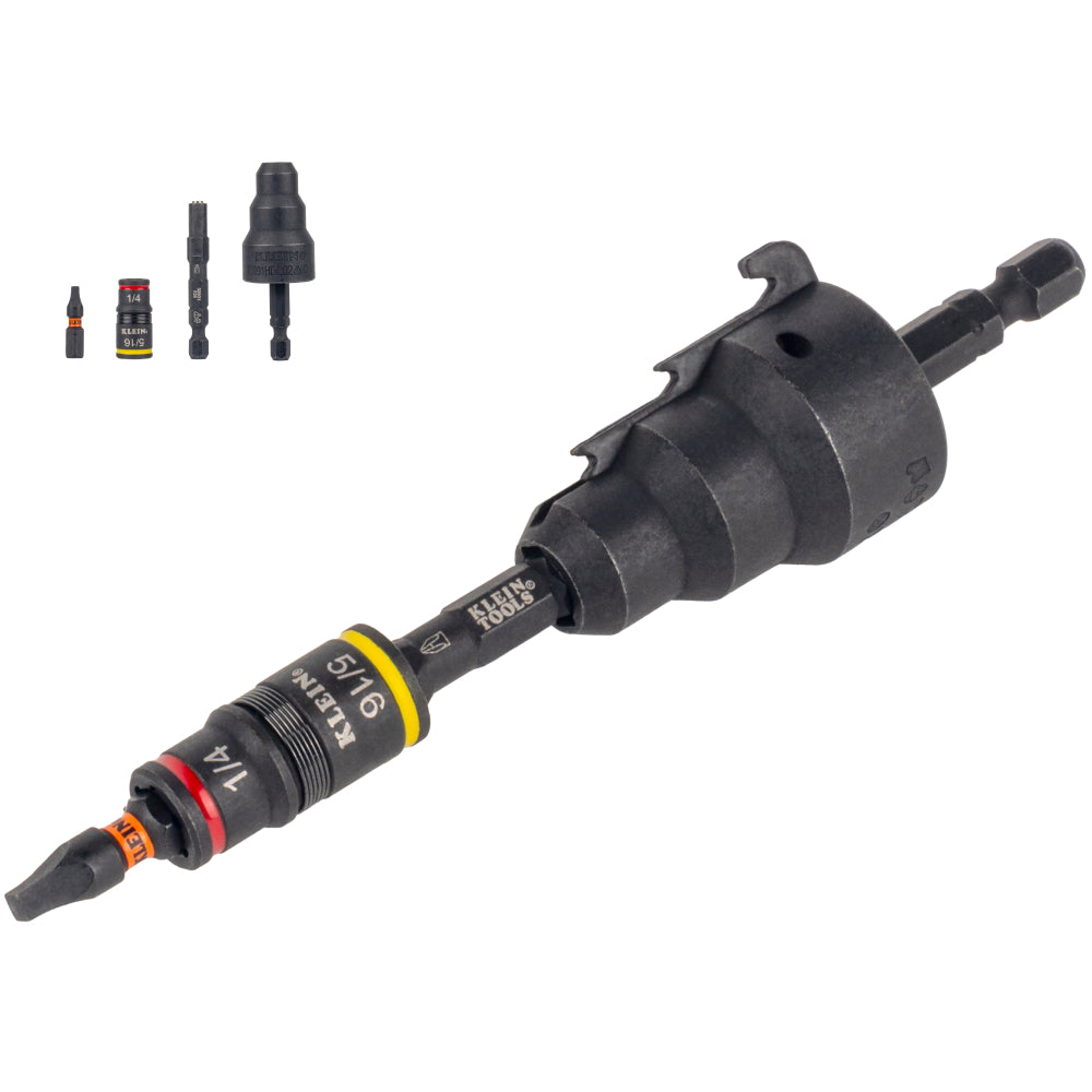 Klein 85091HD Impact-Rated Flip Socket Conduit Reamer - Ace Tool Group - Klein