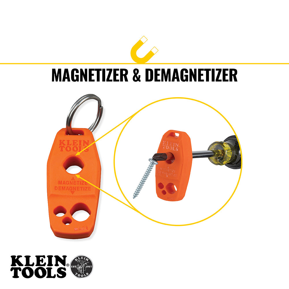 Klein Screwdriver Set Plus Magnetizer, Cushion-Grip, 8-Piece - Ace Tool Group - KLEIN